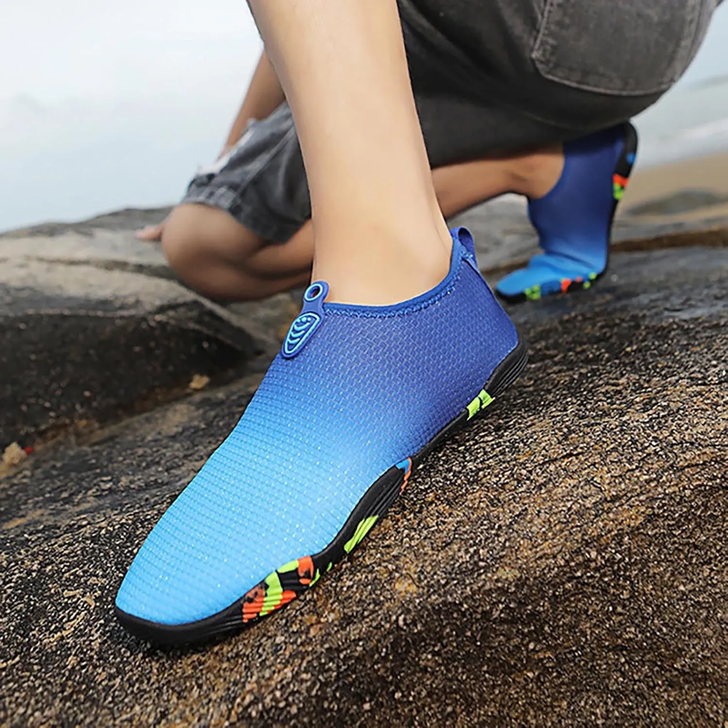 Water Shoes Quick Dry Aqua Socks Barefoot for Women Men Beach Swim Pool Surf Yoga Hiking Kayaking Lightweight Non Slip Outdoor