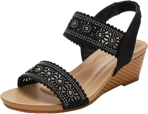 Wedge Sandals for Women Comfortable with Straps Flatform Design Lightweight Summer Sandals Arch Support 2025 Spring and Summer Vacation