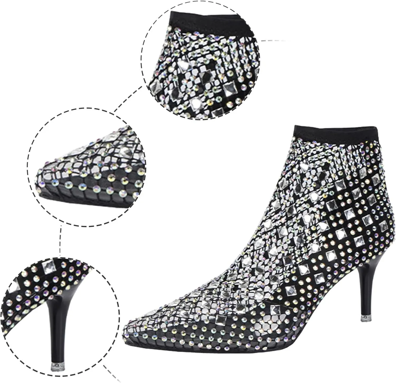 Women Heels Womens Sandals Open Toe Strappy Sandals Wedding Shoes for Women Women's Lace Up Heeled Sandals