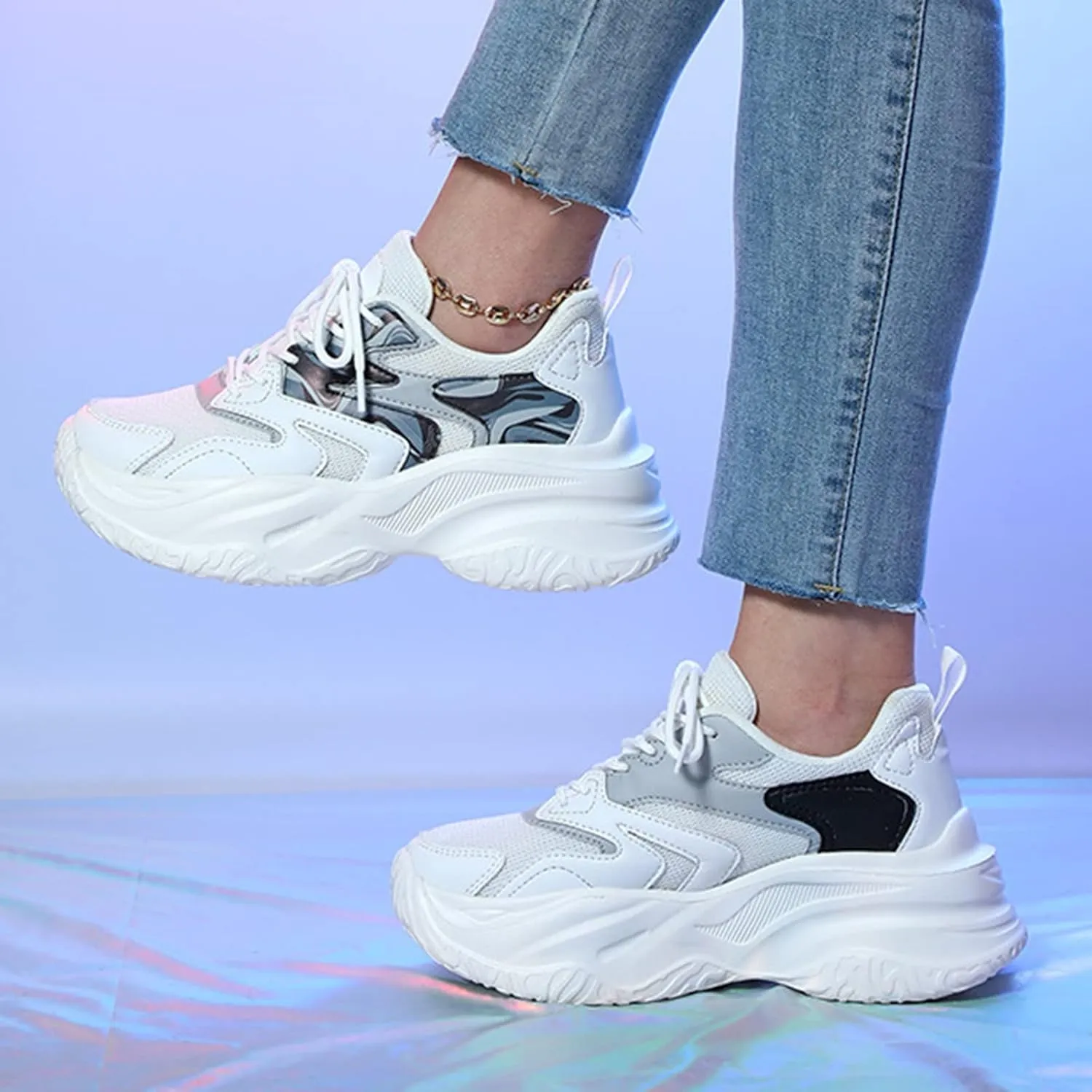 Women Slip On Walking Sneakers Casual Comfortable Shoes Lightweight Canvas Flats Non Slip Breathable Loafers