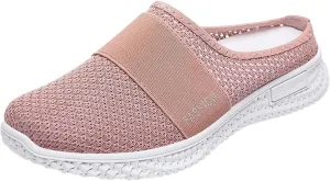 Womens Breathable Mesh Walking Mules Sneakers Mens Running Shoes Mesh Breathable Casual Shoes Trendy Waterproof Sneakers Red Tennis Shoe Loafers Dress Shoe