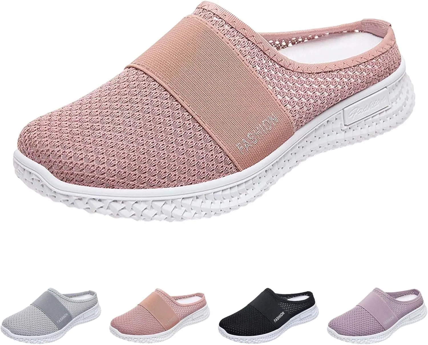 Womens Breathable Mesh Walking Mules Sneakers Mens Running Shoes Mesh Breathable Casual Shoes Trendy Waterproof Sneakers Red Tennis Shoe Loafers Dress Shoe