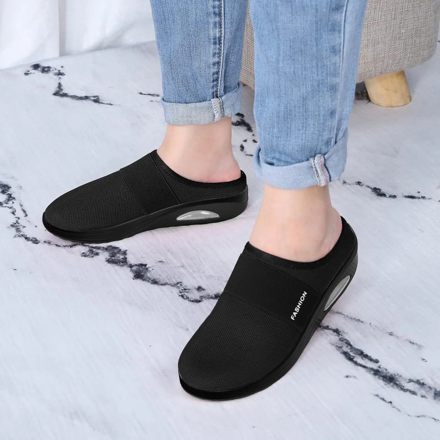 Womens Breathable Mesh Walking Mules Sneakers Mens Running Shoes Mesh Breathable Casual Shoes Trendy Waterproof Sneakers Red Tennis Shoe Loafers Dress Shoe