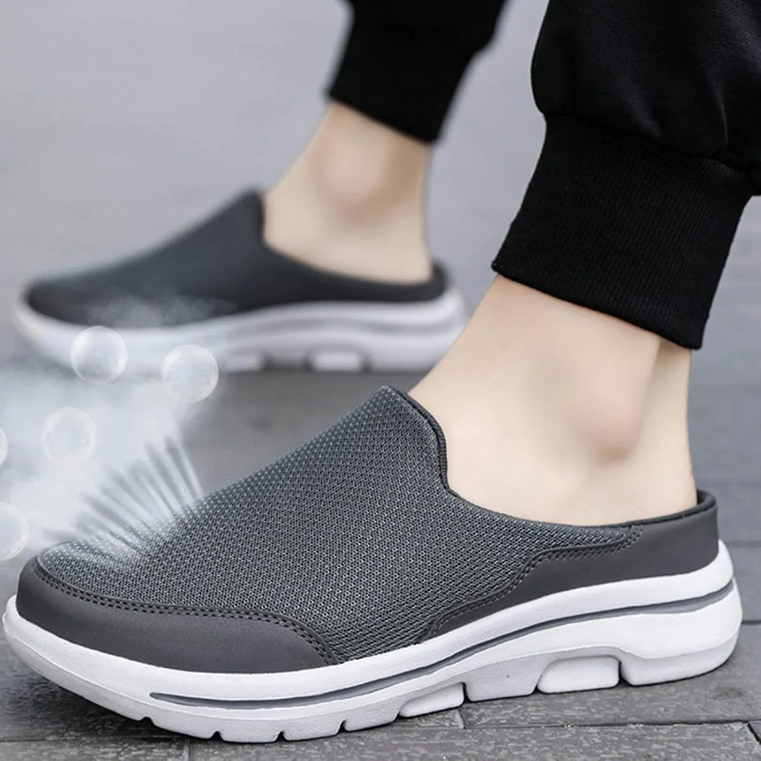 Womens Breathable Mesh Walking Mules Sneakers Mens Running Shoes Mesh Breathable Casual Shoes Trendy Waterproof Sneakers Red Tennis Shoe Loafers Dress Shoe