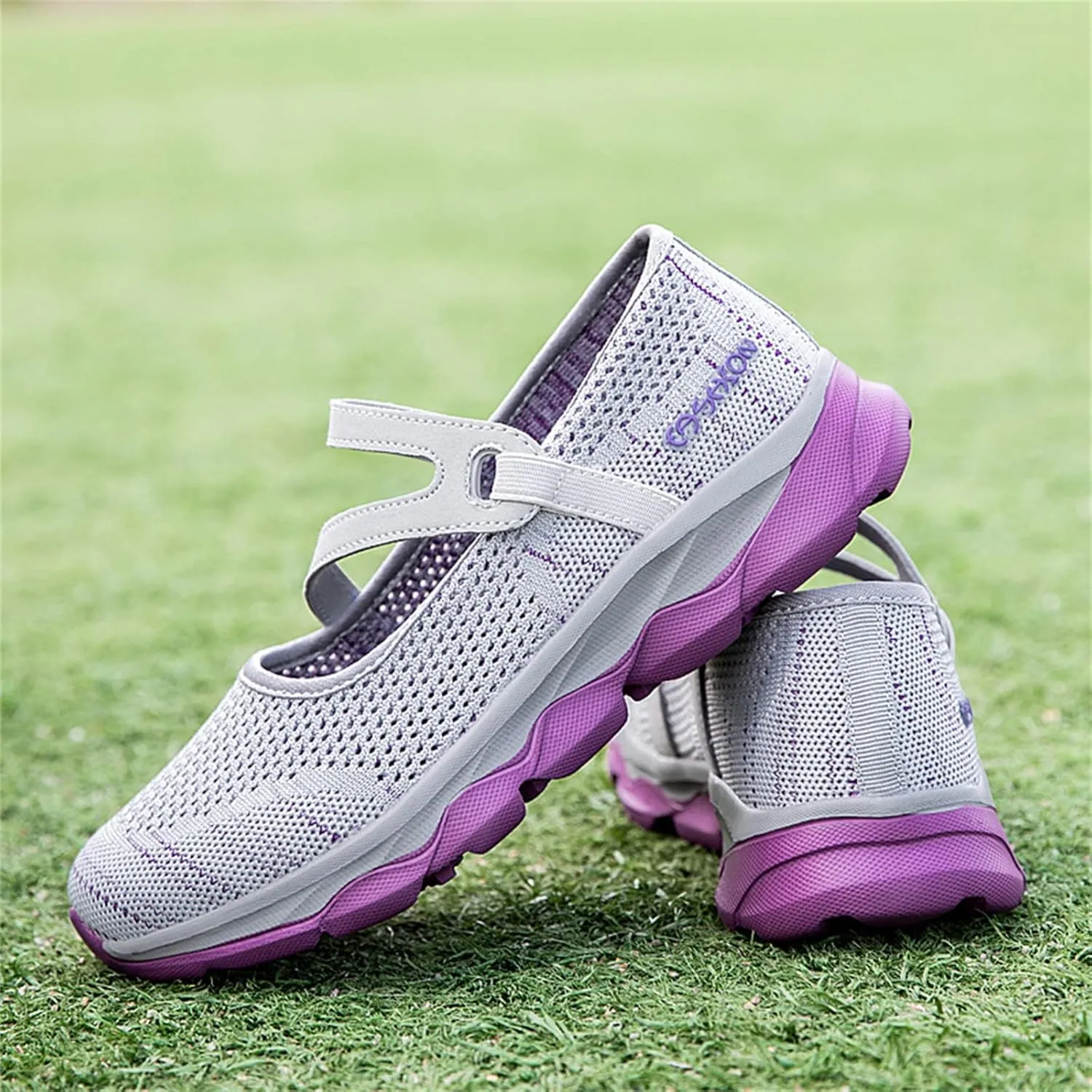 Womens Breathable Slip On Shoes Casual Comfortable Walking Sneakers Lightweight Canvas Flats Non Slip Loafers