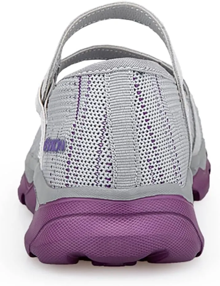 Womens Breathable Slip On Shoes Casual Comfortable Walking Sneakers Lightweight Canvas Flats Non Slip Loafers