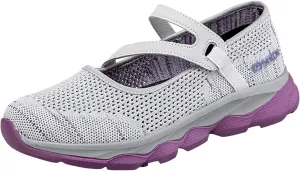 Womens Breathable Slip On Shoes Casual Comfortable Walking Sneakers Lightweight Canvas Flats Non Slip Loafers