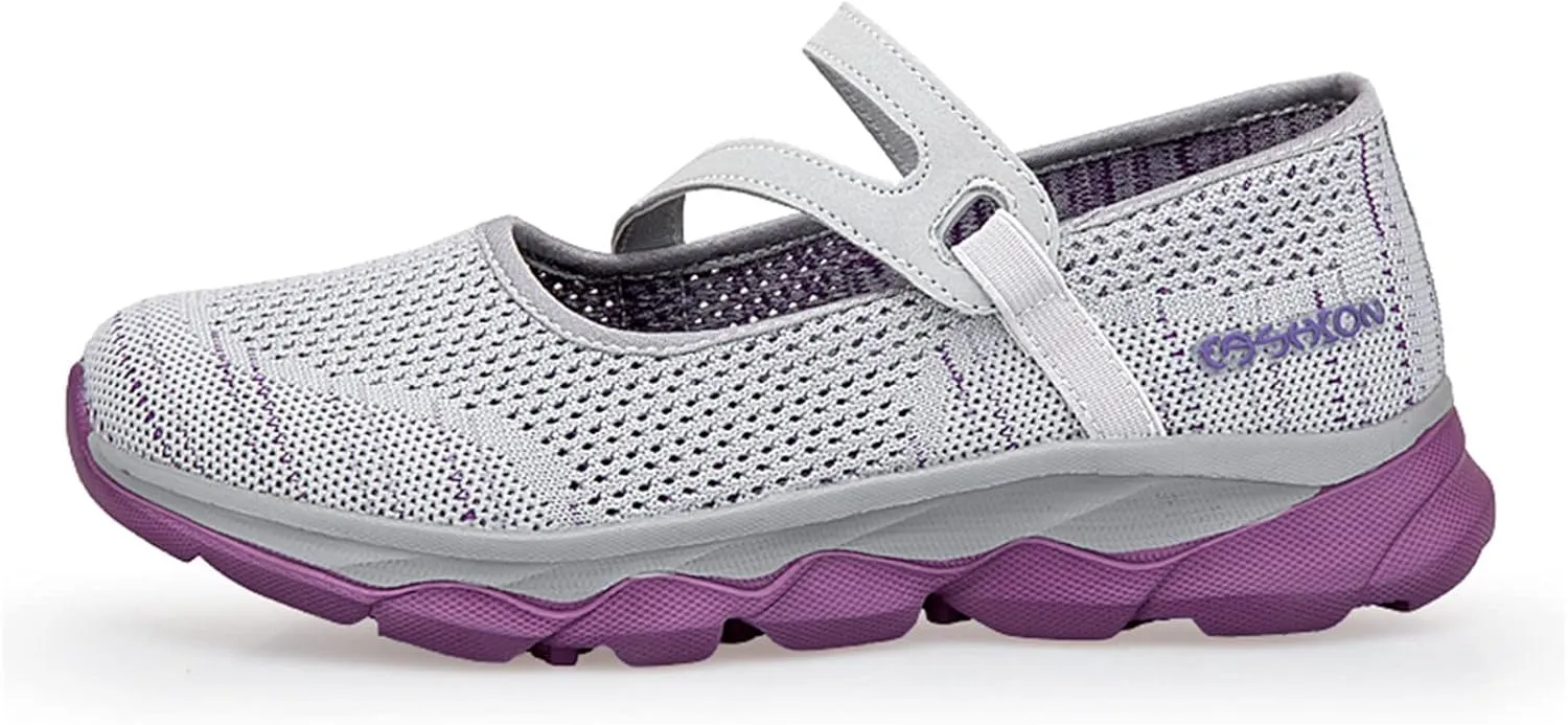 Womens Breathable Slip On Shoes Casual Comfortable Walking Sneakers Lightweight Canvas Flats Non Slip Loafers