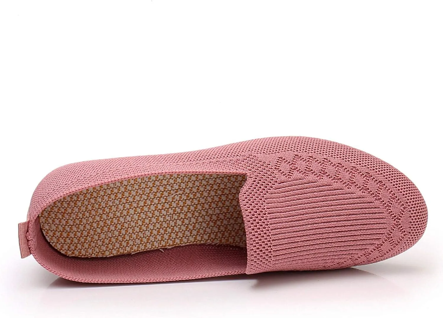 Women's Casual Shoes Summer Wedge Breathable Mesh Round Wedges Single Casual Toe Slip-On Shoes