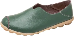 Womens Comfortable Loafers Round Toe Moccasins Driving Slip On Flat Shoes Casual Dressy Comfort Walking Boat Shoe