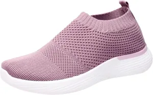 Women's Fashion Sneakers Lightweight Versatile Slip On Shoes Breathable Casual Outdoor Fitness Shoes Non Slip