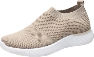 Women's Fashion Sneakers Lightweight Versatile Slip On Shoes Breathable Casual Outdoor Fitness Shoes Non Slip