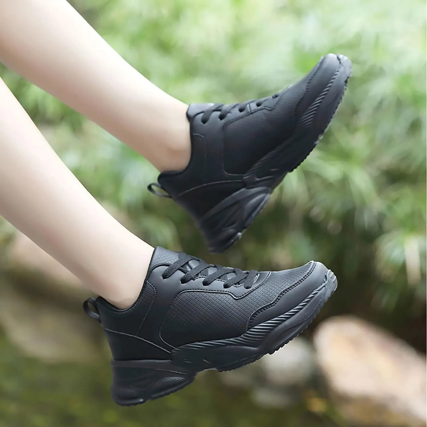 Women's Fashion Sneakers Women Running Shoes Mens Casual Sneakers Lightweight Round Toe Slip On Casual Loafers for Women Wide Womens Slip On Sneakers Wide Width