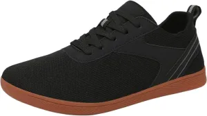 Womens Mens Wide Toe Barefoot Shoes Wide Slip On Tennis Shoes Lightweight Breathable Gym Athletic Sports Walking Shoe Zero Drop Mesh Workout Sneakers Breathable Casual Running Shoe
