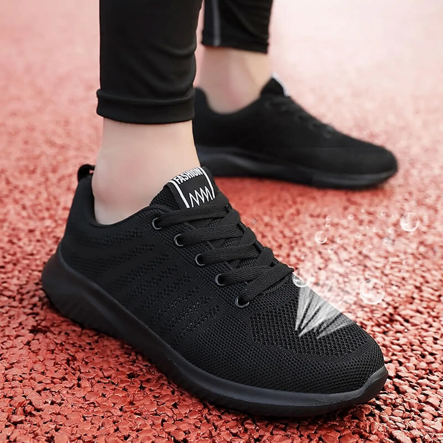 Womens Sneakers Black Sole Women's Wedge Sneakers High Heel Fashion Lightweight Walking Shoes Womens Wide Width Shoes Dressy Casual Running Shoes Womens Women's Non Slip Work Shoes Wide Width