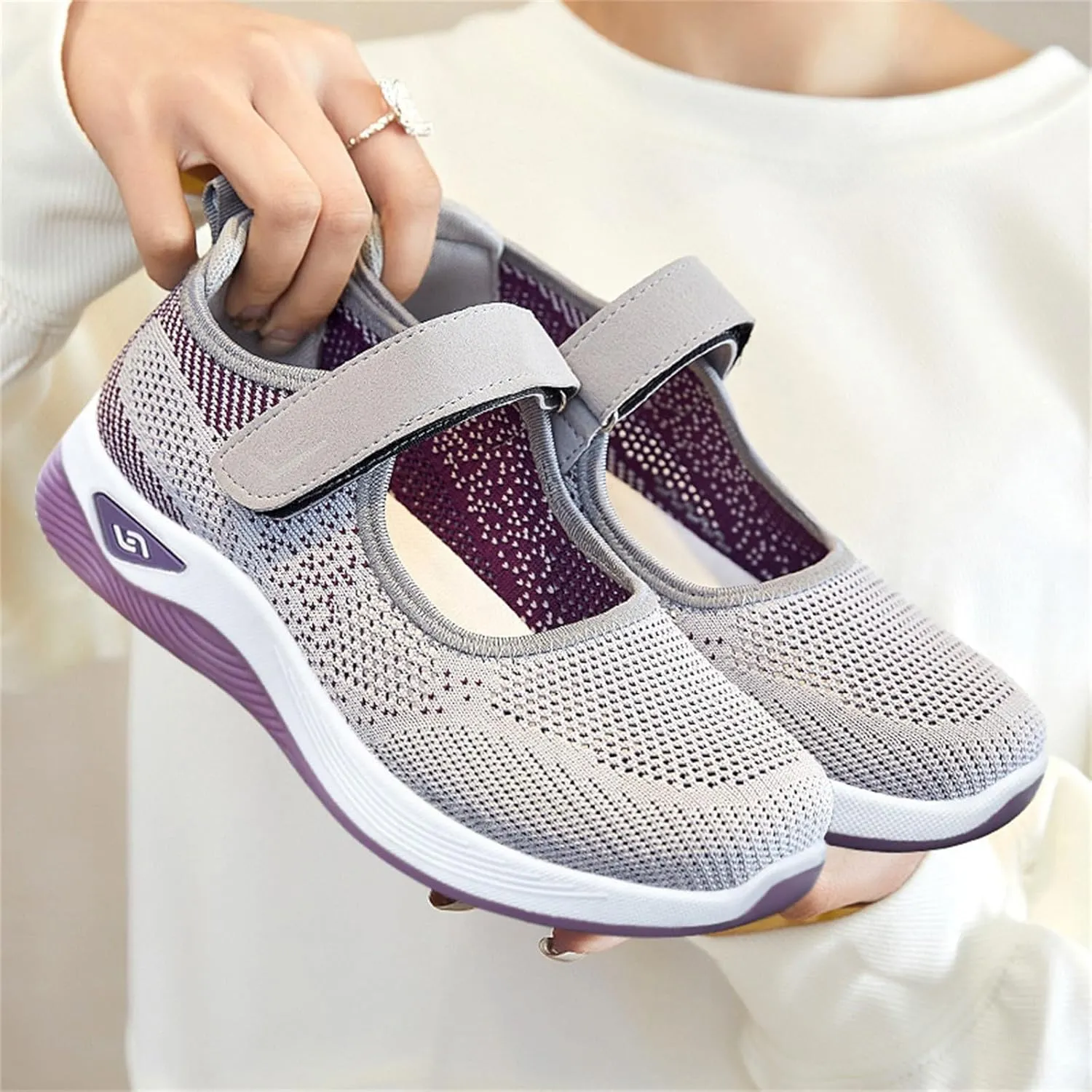 Womens Tennis Shoes Mesh Women Casual Shoes Platform Sneakers Walking Shoes Ultra Lightweight Breathable Basketball Shoe Grip Cross Trainer Shoe