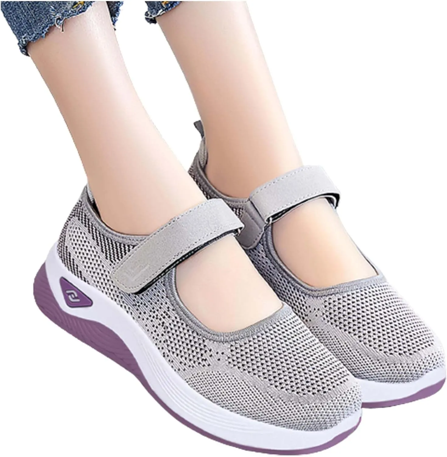 Womens Tennis Shoes Mesh Women Casual Shoes Platform Sneakers Walking Shoes Ultra Lightweight Breathable Basketball Shoe Grip Cross Trainer Shoe