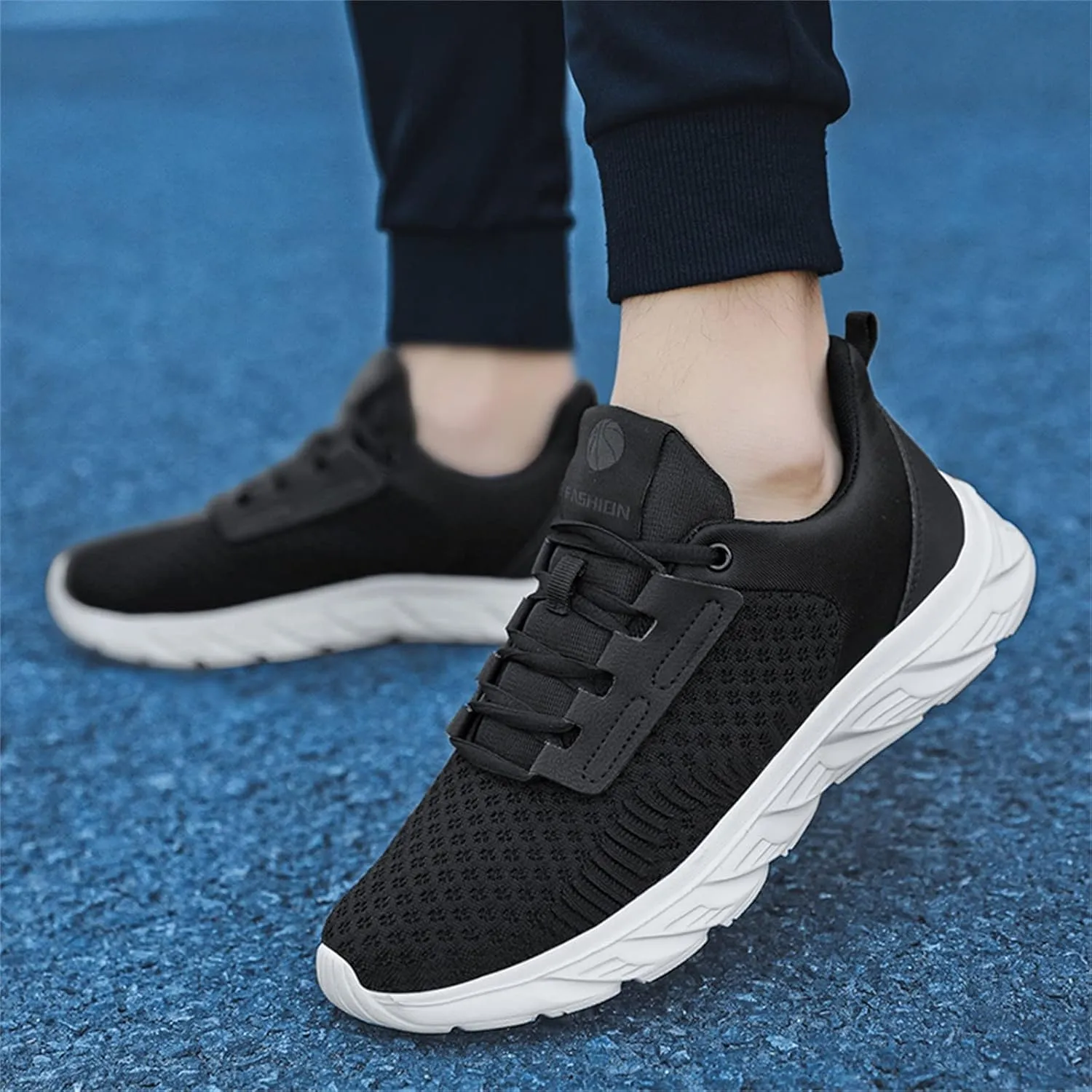 Workout Athletic Sport Shoes for Men Comfortable Breathable Lightweight Tennis Shoe Non Slip Barefoot Sneaker