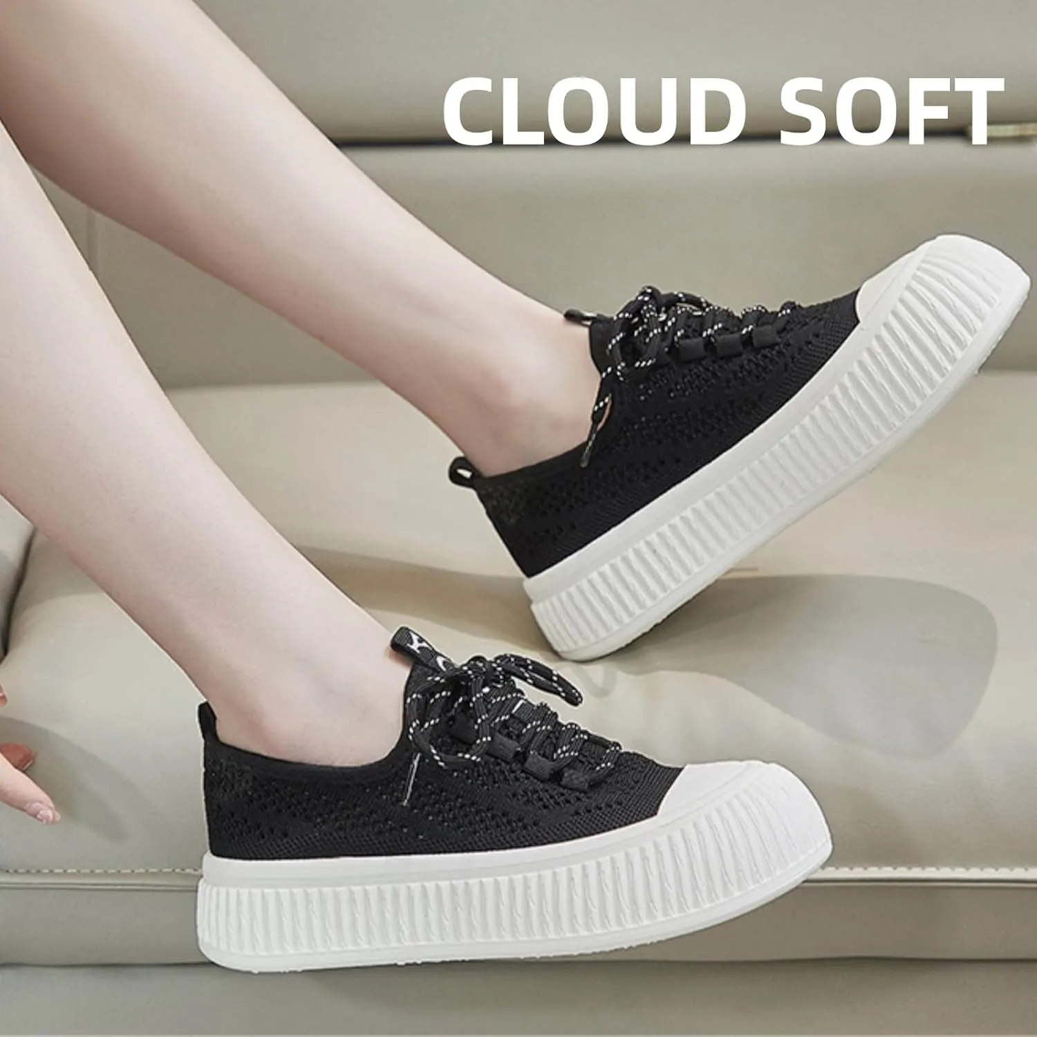 Y2k Platform Chunky Sneakers for Women and Girls Retro Mesh Breathable Aesthetic Summer Casual Walking Shoes for Travel