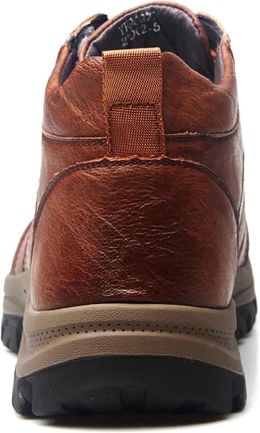 Yiozoi Men's Warm Ankle Boots Can Be Worn Outdoors in Winter. Daily Wear High Top Work Leather Shoes Lace up Men's Casual Snow Boots